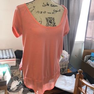 Guess coral blouse